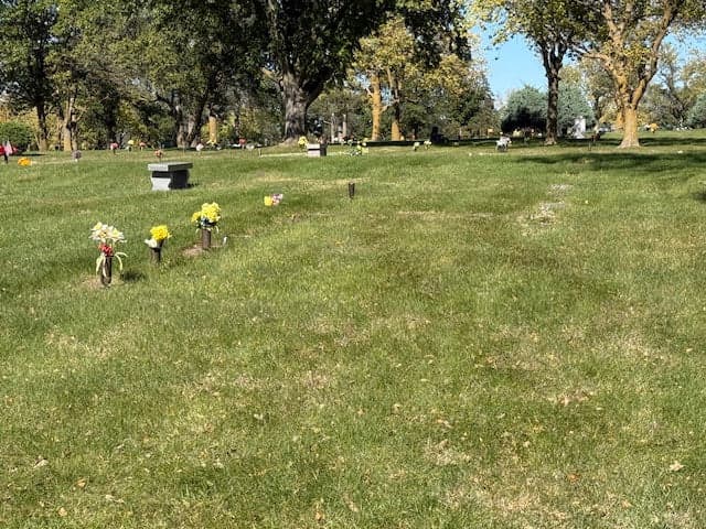 Single Grave for Sale - Lincoln Memorial Cemetery - Lincoln (3 Spots, Section O, Lot 145, Spaces 1, 2 and 3): CB-900046